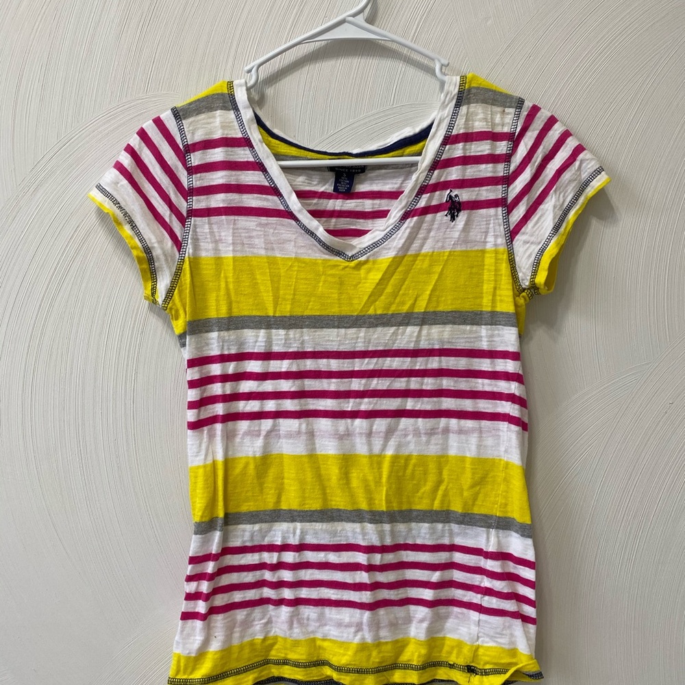 V neck Polo shirt